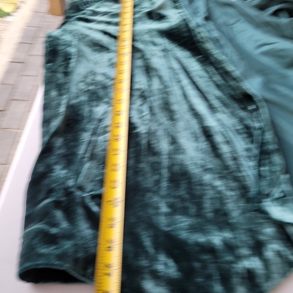 Eileen Fisher Pine Velvet Angled Shaped Jacket Size XL MSRP $418 - Picture 5 of 9